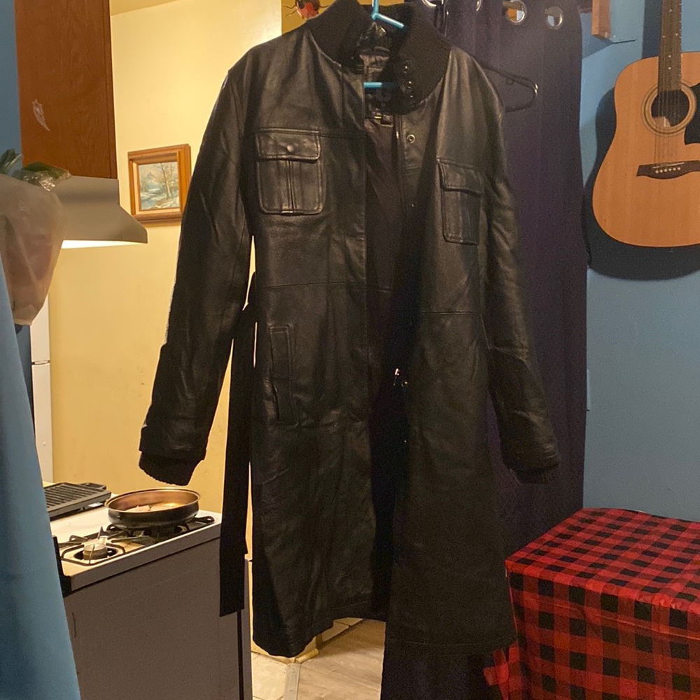 Coat Soft leather mint condition GCollection size xxl Italy skin